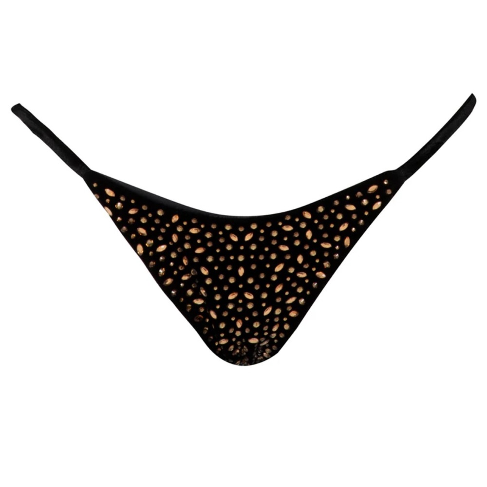 Maaji Blackjack Micro Midi Regular Rise Single Strap Bikini Bottom - Picture 8 of 11